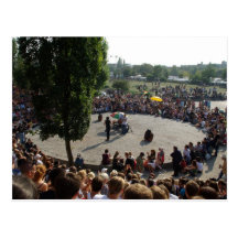 Wall park Berlin Karaoke event Postcard