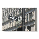 Wall Street and Broadway, New York City posters