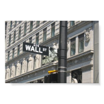 Wall Street and Broadway, New York City posters by alberthsu Wall Street and Broadway, New York City posters