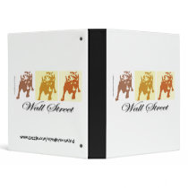 Wall Street binders by SpeakYourMind Wall Street binders