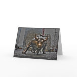Wall Street Bull cards
