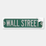 Wall Street bumper sticker