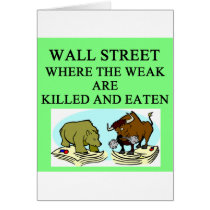 WALL STREET GREETING CARD