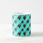Wall Street Charging Bull Mug Aqua BG