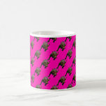 Wall Street Charging Bull Mug Hot Pink BG