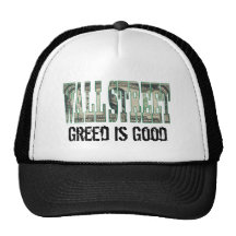 Wall Street/ Greed is Good Mesh Hats