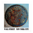 Wall Street Manhole by Urban59 Studio posters by markusnyc Wall Street Manhole by Urban59 Studio posters