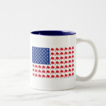 Wall Street Patriotic American Flag Mug
