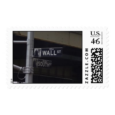 Wall Street Postage Stamp by Anniesue1