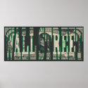 Wall Street Poster print