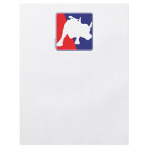 Wall Street Red White and Blue Bull Personalized Flyer