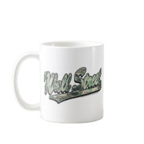 Wall-Street-Script-In-Bill mugs by knudsonstudios Wall-Street-Script-In-Bill mugs
