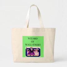 wall street stock ,market investor canvas bags