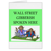 wall street stock market investor cards