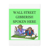 wall street stock market investor postcards