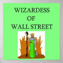 wall street stock ,market investor poster