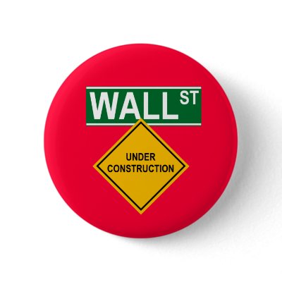 Wall Street Under Construction Pins by hdowney