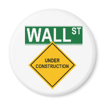 Wall Street Under Construction Magnets