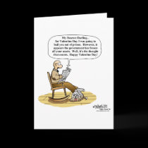 WALL STREET VALENTINE CARD cards