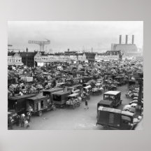 Wall To Wallabout Market: 1940 Poster