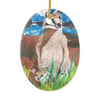 Wallabies ornament