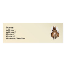 Wallaby Mother and Baby (painting) Business Card Templates