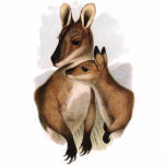 Wallaby Mother and Baby (painting) Acrylic Cut Outs