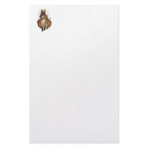 Wallaby Mother and Baby (painting) Personalized Stationery