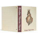 Wallaby Mum and Baby (painting) Vinyl Binders