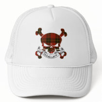 Wallace Tartan Skull hats