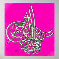 Wallahu Yalamu Mutaqallabakum Print