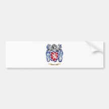 Wallas Family Crest (Coat of Arms) Bumper Sticker