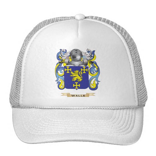 Walle Family Crest (Coat of Arms) Trucker Hats