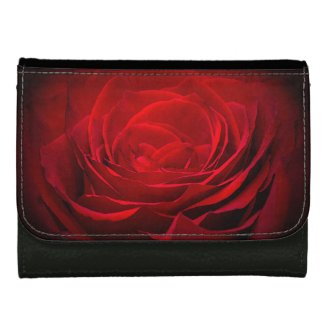 Wallet - Stunning Red Rose