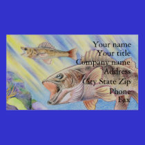 Walleye Business Card business cards