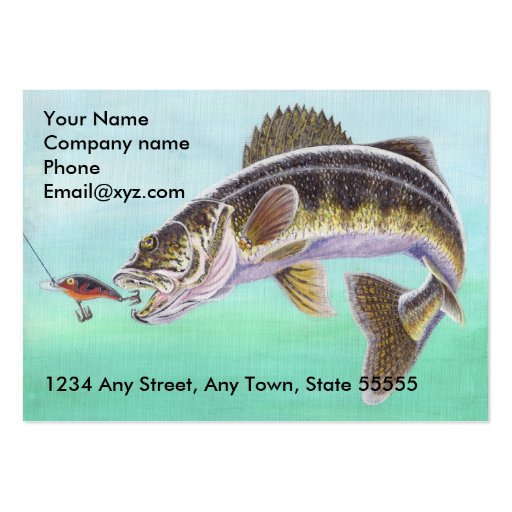 WALLEYE Business Card Template (front side)