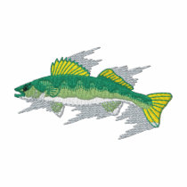 Walleye embroidered shirts