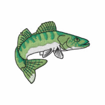 Walleye embroidered shirts