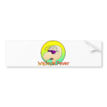 WALLEYE FEVER bumper stickers