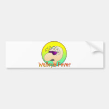 WALLEYE FEVER BUMPER STICKERS