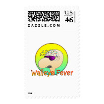 WALLEYE FEVER postage by cabinfeverdavid WALLEYE FEVER postage