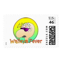 WALLEYE FEVER postage by cabinfeverdavid WALLEYE FEVER postage
