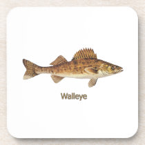 Walleye (Great Lakes) cork coasters