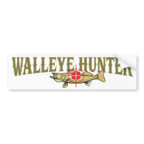 Walleye Hunter bumper stickers