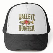 Walleye Hunter hats by FishNHuntObsessions Walleye Hunter hats