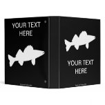 WALLEYE SILHOUETTE - CUSTOMIZABLE BINDERS
