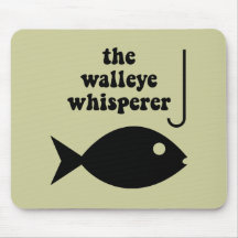 walleye whisperer fishing mousepads
