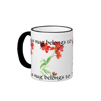 Wallflower Ringer Mug mug