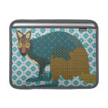 Walli Blue Macbook Sleeve