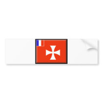 Wallis and Futuna Flag bumper stickers by jacinto888 Wallis and Futuna Flag bumper stickers